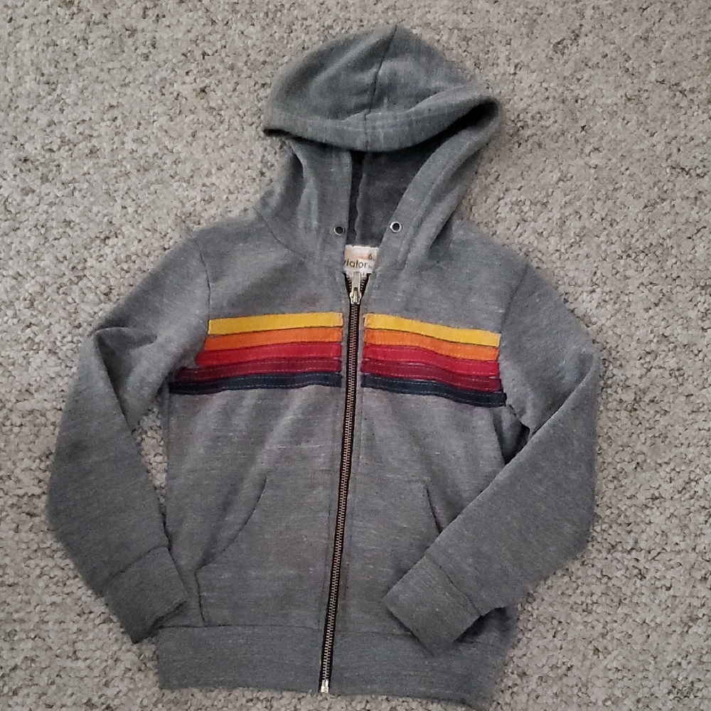 Aviator Nation Kids Grey Hoodie